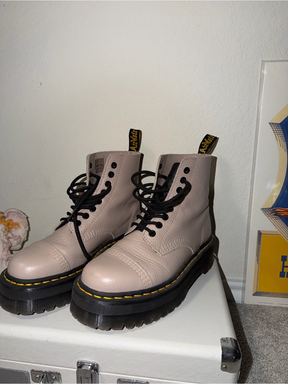Dr. Martens Platform Blush Pink Boots